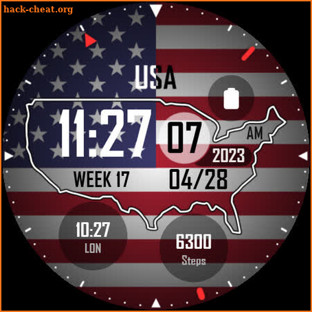 USA Watch Face screenshot