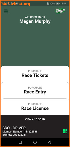 USAC TRACPASS screenshot