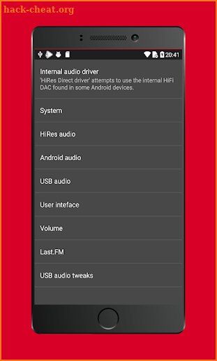 USB Audio Player screenshot