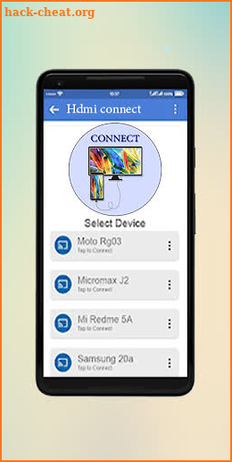 usb hdmi connect screen phone android checker tv screenshot