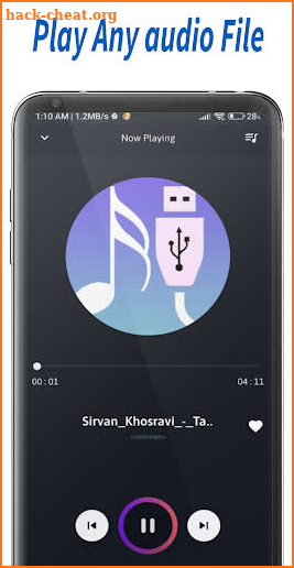 USB music Audio Player screenshot