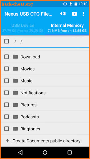 USB OTG File Manager for Nexus screenshot