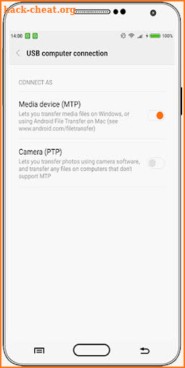 usb otg settings driver connect phone for android screenshot