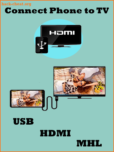 USB Phone Connect to tv & HDMI Connector screenshot