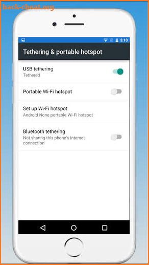 USB Tethering Share screenshot