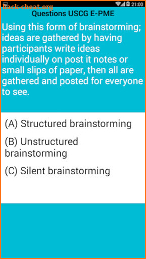 USCG E-PME Study Guide 2019 - Offline Practice screenshot