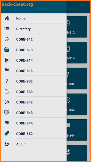 USDA CORE screenshot