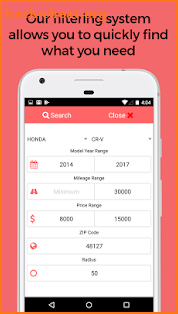 Used Car Search - SUVs, Cars & Trucks for sale screenshot