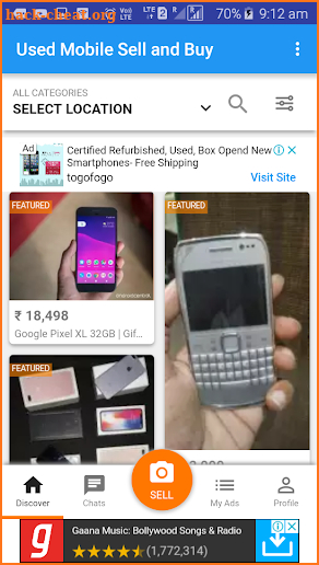 Used Mobile Sell and Buy –Second Hand mobile Sell screenshot