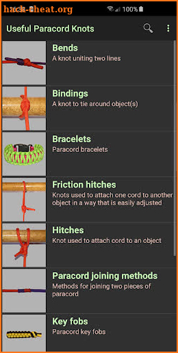 Useful Paracord Knots screenshot