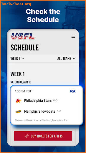 USFL | The Official App screenshot