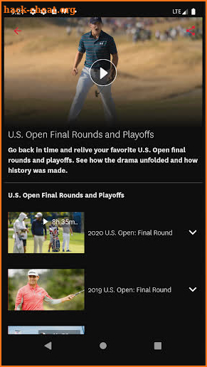 USGA screenshot