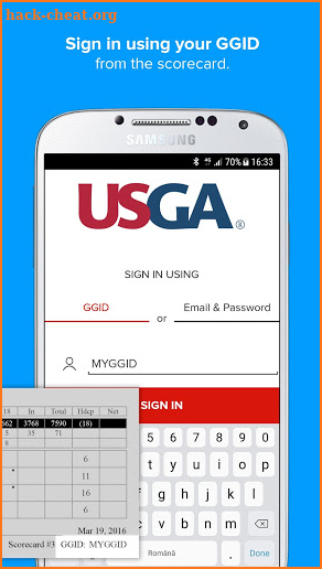 USGA Tournament Management screenshot