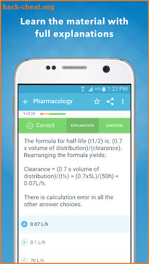 USMLE Step 1 Practice Q&A screenshot