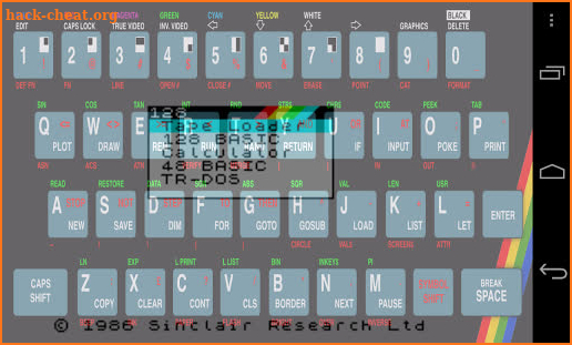 USP - ZX Spectrum Emulator screenshot