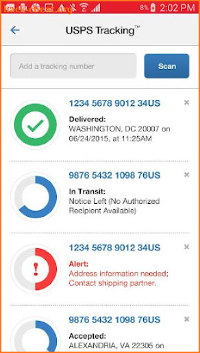 USPS MOBILE® screenshot