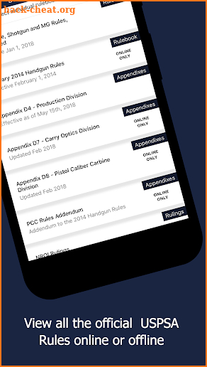 USPSA App screenshot