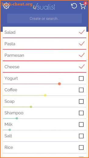 Usualist - Pantry checklist magic screenshot