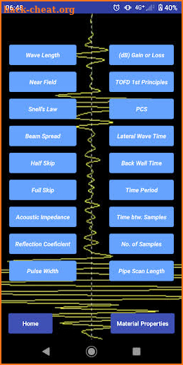 UT Calculator screenshot