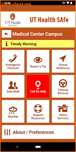 UT Health SAfe screenshot