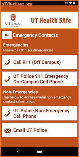 UT Health SAfe screenshot