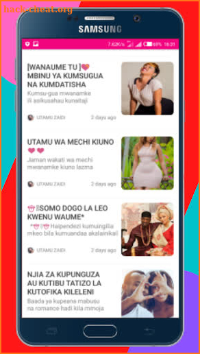 Utamu Kitandani screenshot