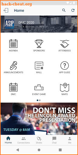 UTC Events - Conference App screenshot