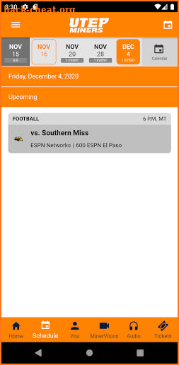 UTEP Miners screenshot