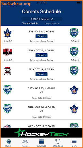 Utica Comets screenshot