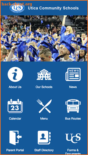 Utica Community Schools screenshot