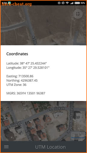 UTM Location screenshot