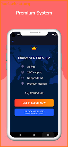 Utmost VPN screenshot