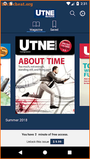 Utne Reader screenshot