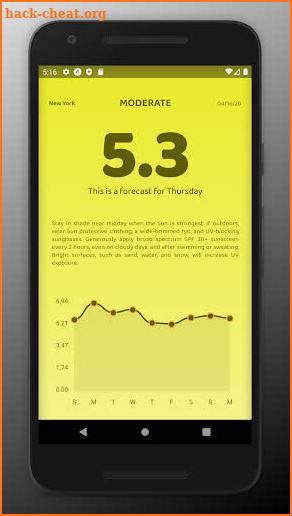 UV Index - Daily & Forecast screenshot