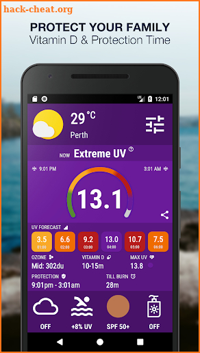 UV Index Now 🌞 Forecast & Sun Tracker - UVI Mate screenshot