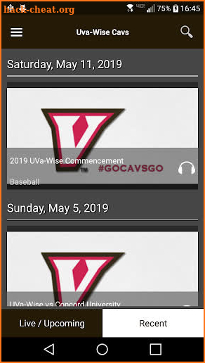 UVa-Wise Cavs screenshot