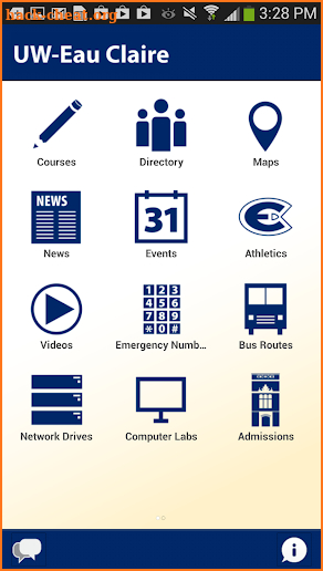 UW-Eau Claire Mobile screenshot