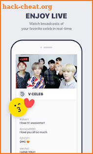 V – Live Broadcasting  App screenshot