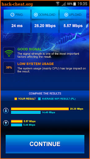 V-SPEED Speed Test screenshot