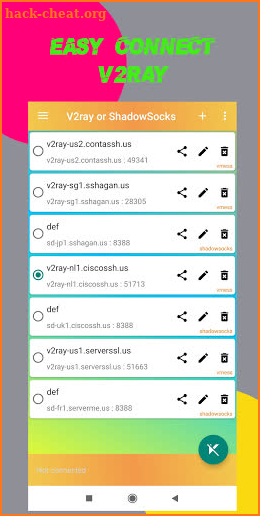 V2ray & ShadowSocks Client Connector, Ultra Fast screenshot