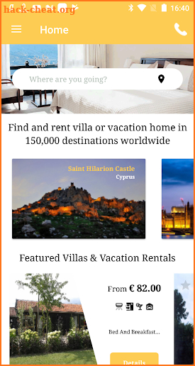 Vacationsaga-Prime Vacation Holiday Rental Brand screenshot