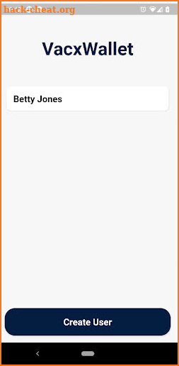 VacxWallet screenshot