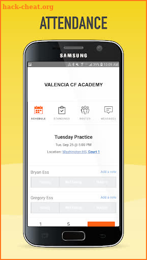 Valencia CF Academy NY screenshot