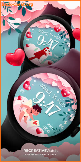 Valentine Cupid - Watch Face screenshot