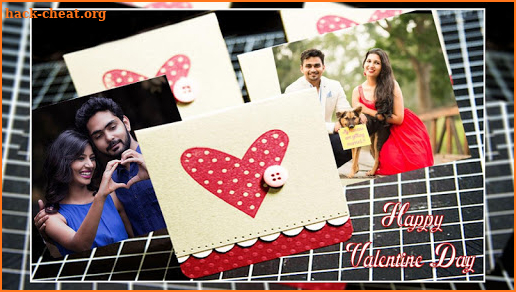 Valentine Day Dual Photo Frame screenshot