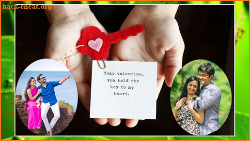 Valentine Day Dual Photo Frame screenshot