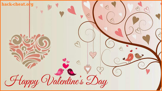 Valentine Day GIF Greeting. screenshot