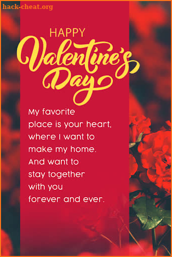 Valentine Day Messages Images screenshot