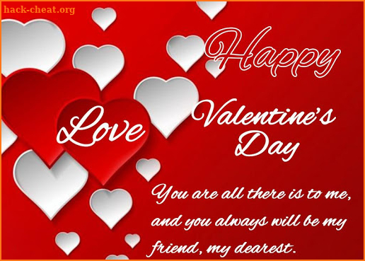 Valentine day quotes screenshot