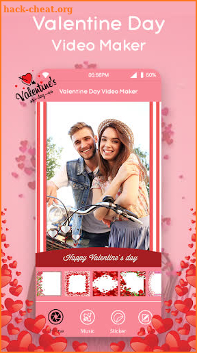 Valentine Day Video Maker screenshot